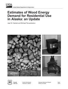 Estimates of Wood Energy Demand for Residential Use in Alaska: an Update