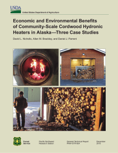 Economic and Environmental Benefits of Community-Scale Cordwood Hydronic