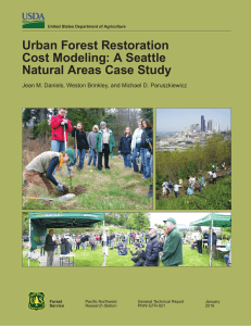 Urban Forest Restoration Cost Modeling: A Seattle Natural Areas Case Study