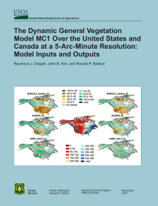 The Dynamic General Vegetation Model MC1 Over the United States and