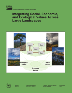 Integrating Social, Economic, and Ecological Values Across Large Landscapes Ecological