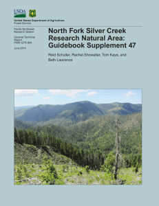 North Fork Silver Creek Research Natural Area: Guidebook Supplement 47
