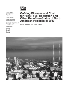 Cofiring Biomass and Coal for Fossil Fuel Reduction and