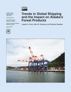 Trends in Global Shipping and the Impact on Alaska’s Forest Products