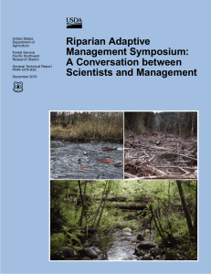 Riparian Adaptive Management Symposium: A Conversation between