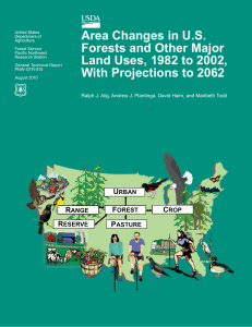 Area Changes in U.S. Forests and Other Major