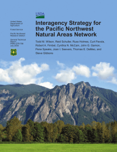 Interagency Strategy for the Pacific Northwest Natural Areas Network