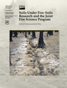 Soils Under Fire: Soils Research and the Joint