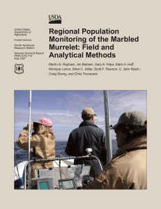 Regional Population Monitoring of the Marbled Murrelet: Field and Analytical Methods