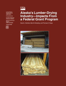 Alaska’s Lumber-Drying Industry—Impacts From a Federal Grant Program