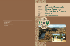 Integrated Research in Natural Resources: The Key Role of Problem
