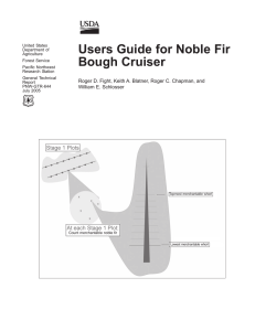 Users Guide for Noble Fir Bough Cruiser