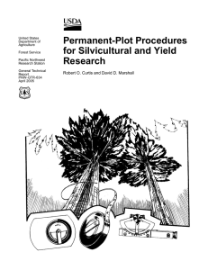 Permanent-Plot Procedures for Silvicultural and Yield Research