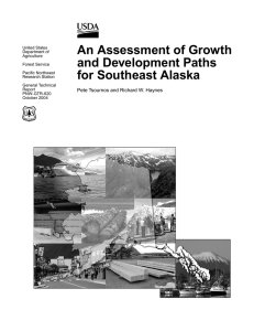 An Assessment of Growth and Development Paths for Southeast Alaska