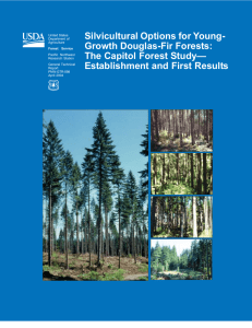 Silvicultural Options for Young- Growth Douglas-Fir Forests: The Capitol Forest Study—