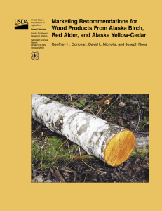 Marketing Recommendations for Wood Products From Alaska Birch,