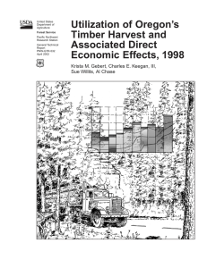 Utilization of Oregon’s Timber Harvest and Associated Direct