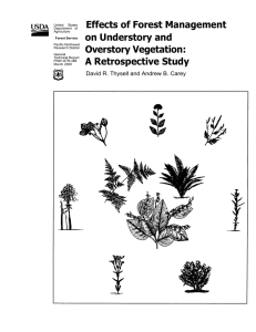 Effects of Forest Management on Understory and Overstory Vegetation: A Retrospective Study