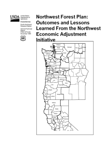 Northwest Forest Plan: Outcomes and Lessons Learned From the Northwest Economic Adjustment