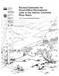 Revised Estimates for Direct-Effect Recreational Jobs in the Interior Columbia River Basin