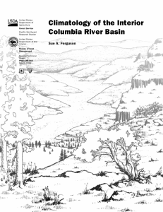 Climatology of the Interior Columbia River Basin