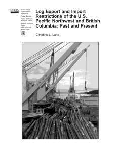 Log Export and Import Restrictions of the U.S. Pacific Northwest and British