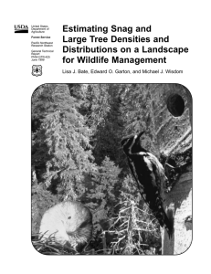 Estimating Snag and Large Tree Densities and Distributions on a Landscape