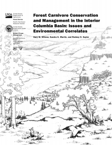 Forest Carnivore Conservation and Management in the Interior Columbia Basin: Issues and