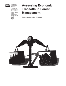 Assessing Economic Tradeoffs in Forest Management