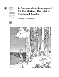 A Conservation Assessment for the Marbled Murrelet in Southeast Alaska