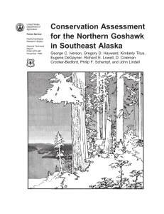 Conservation Assessment for the Northern Goshawk in Southeast Alaska