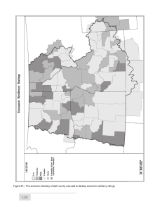 126 Figure 42—The economic diversity of each county was used to...