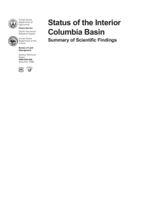 Status of the Interior Columbia Basin Summary of Scientific Findings