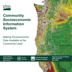 Community Socioeconomic Information System
