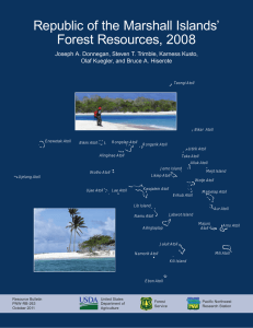 Republic of the Marshall Islands’ Forest Resources, 2008