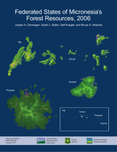 Federated States of Micronesia’s Forest Resources, 2006 Yap