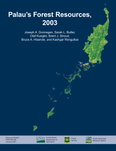 Palau’s Forest Resources, 2003