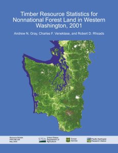 Timber Resource Statistics for Nonnational Forest Land in Western Washington, 2001