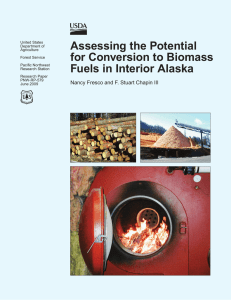 Assessing the Potential for Conversion to Biomass Fuels in Interior Alaska