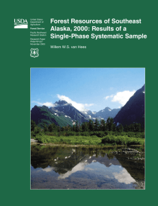 Forest Resources of Southeast Alaska, 2000: Results of a Single-Phase Systematic Sample