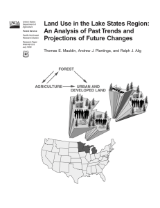 Land Use in the Lake States Region: Projections of Future Changes