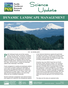 P DYNAMIC LANDSCAPE MANAGEMENT Pacific Northwest
