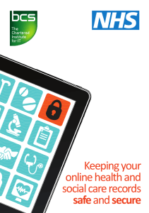 Keeping your online health and social care records safe