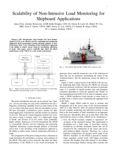 Scalability of Non-Intrusive Load Monitoring for Shipboard Applications