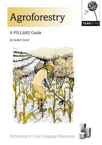 Agroforestry A PILLARS Guide Partnership in Local Language Resources by Isabel Carter