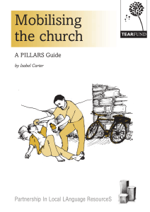 Mobilising the church A PILLARS Guide Partnership In Local LAnguage ResourceS