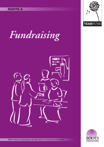 Fundraising ROOTS resources ADVOCACY TOOLKIT