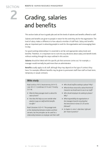 2 Grading, salaries and benefits SECTION