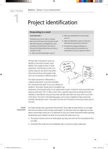 1 Project identification SECTION