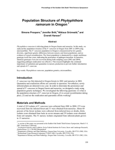 Phytophthora  ramorum Simone Prospero,